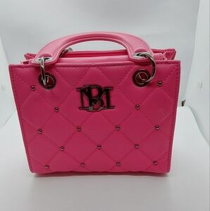 Pink Quilted Handbag